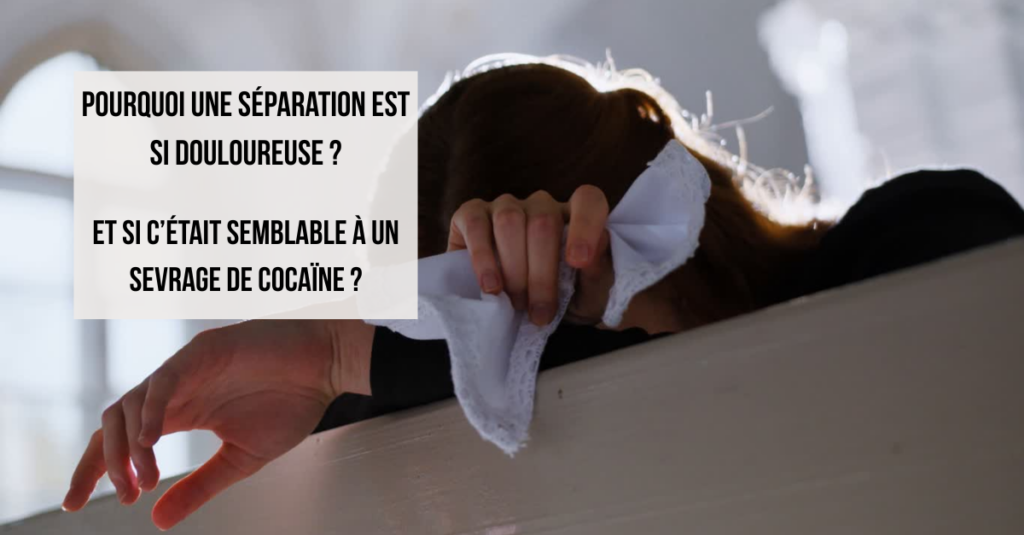 Illustration du lien entre séparation amoureuse, sevrage du cerveau et traumatisme émotionnel