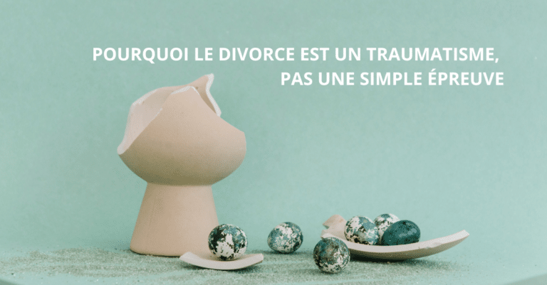 Vase en céramique réparé selon l’art du kintsugi, symbole de reconstruction après un traumatisme, utilisé pour illustrer le divorce.