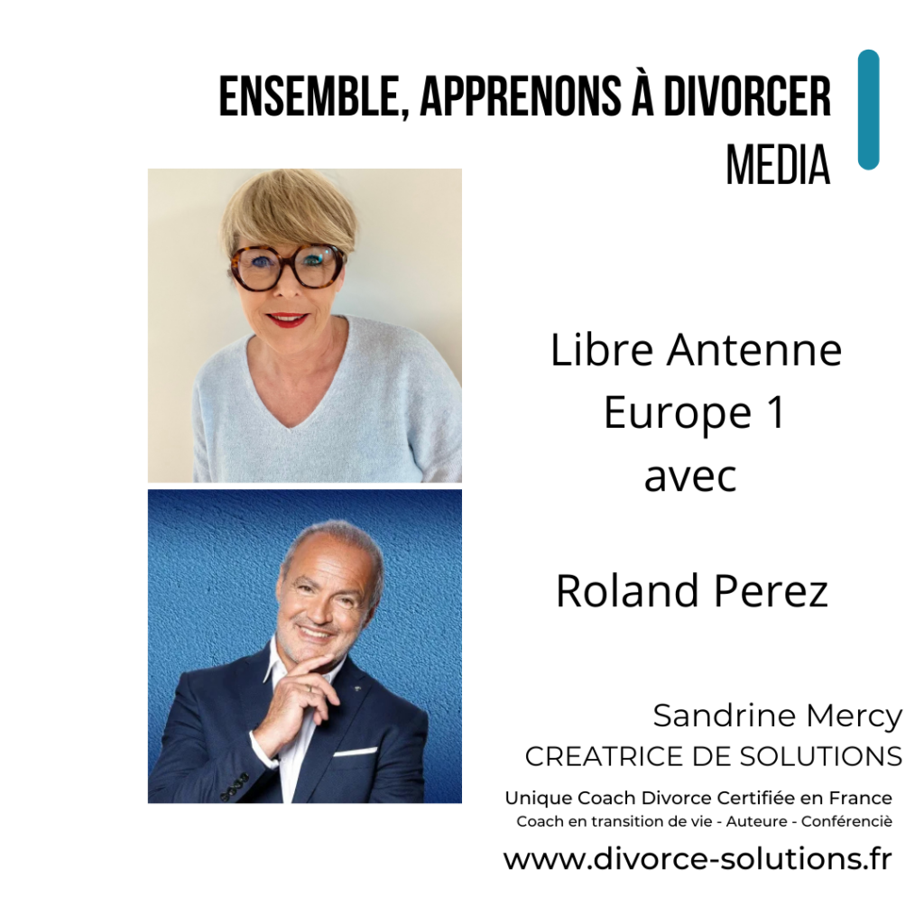 Sandrine Mercy coach divorce invitée de libre antenne sur europe 1