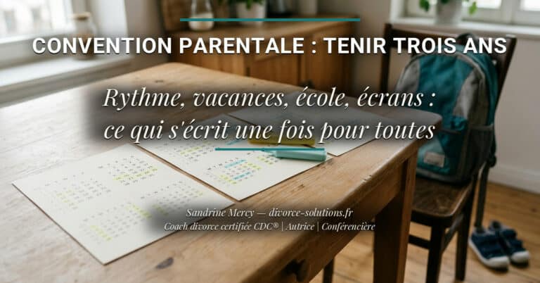 Trois calendriers surlignés et un cartable d'enfant sur une table